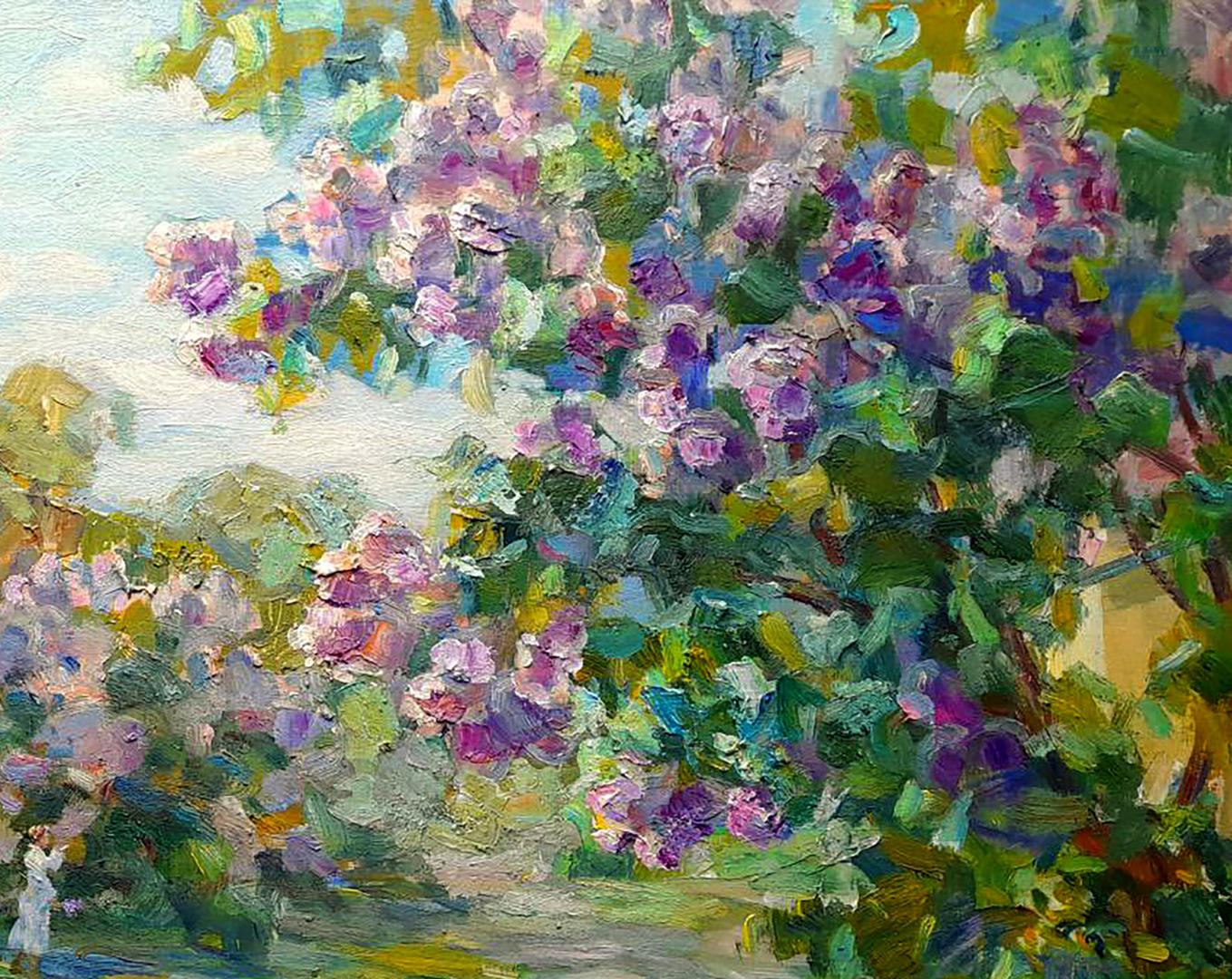 Oi painting The summer scent of lilac Ivan Kovalenko