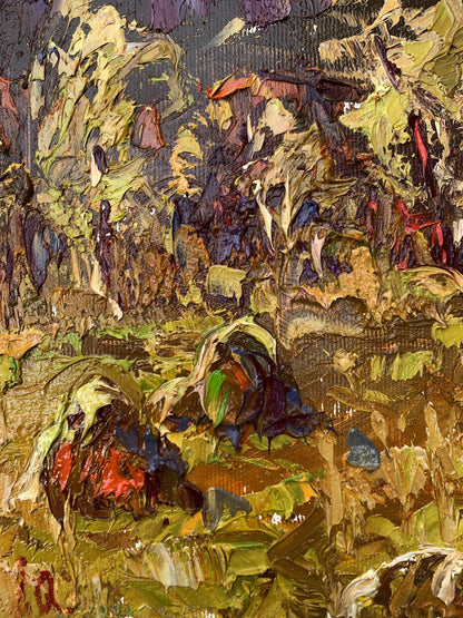 Oil painting After haymaking Ivanyuk Oleksiy