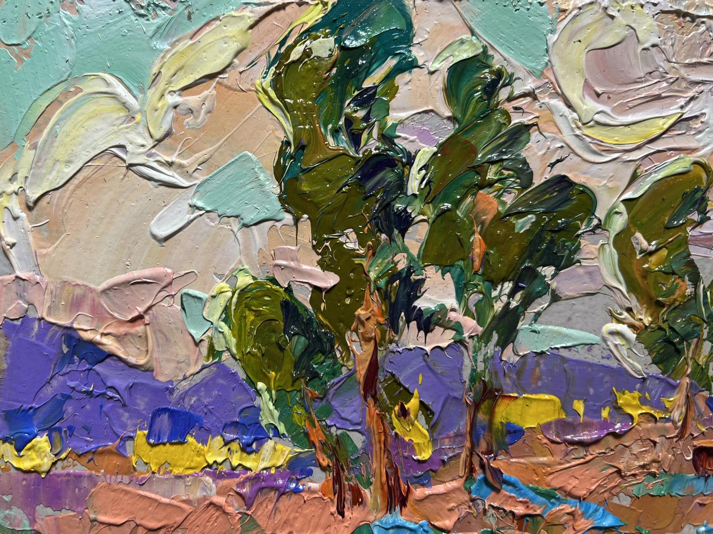 Oil painting In the autumn meadows Oleksiy Ivanyuk