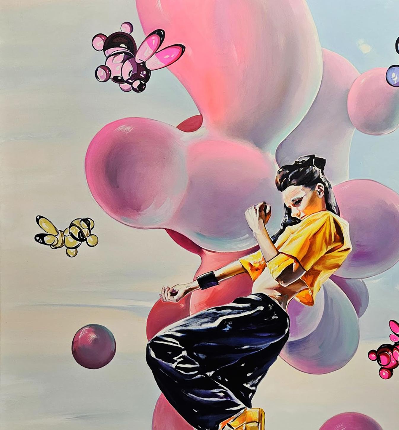 Oil painting Tiktok girl dancing Igor Konovalov