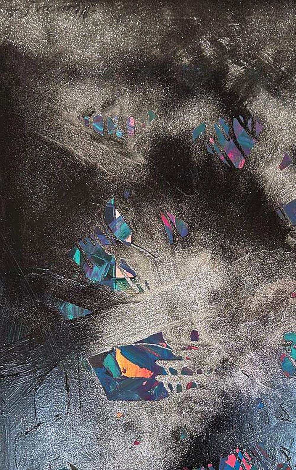 Acrylic painting Galaxy of the Soul Olga Melezhik