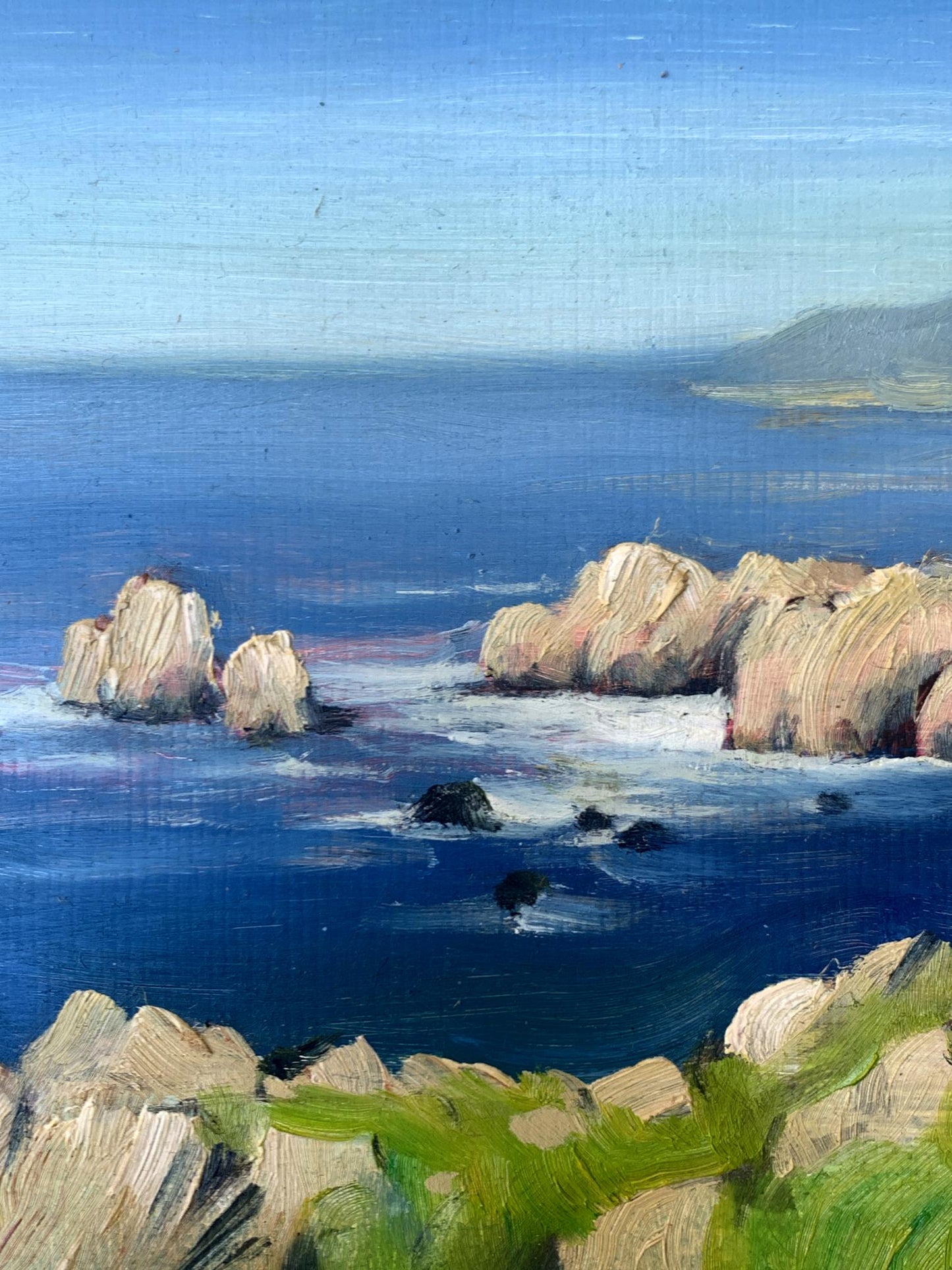 Oil painting Clear day at the coast Mykhailo Burdylo