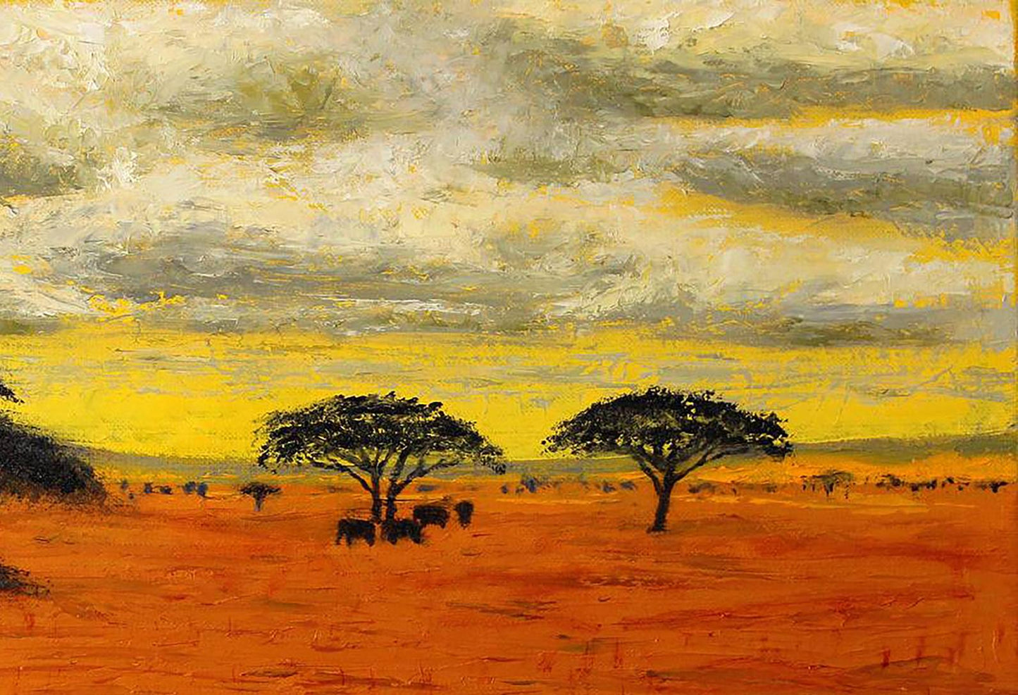 Oil painting Savannah Andriy Klishyn