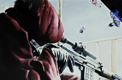 Oil painting Approaching danger Igor Konovalov