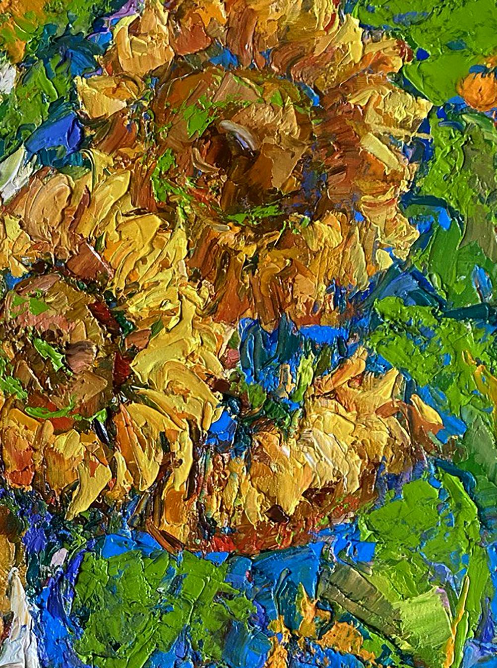 Oil painting Sunflowers Oleksiy Ivanyuk