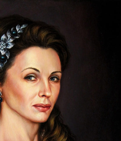 Oil painting Portrait of Margarita Valeriy Bulat