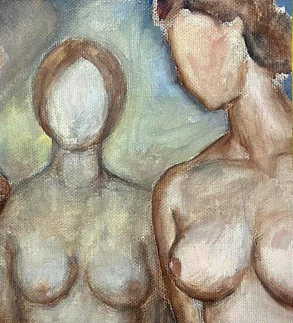 Oil painting Naked models Tatyana Nikolsk