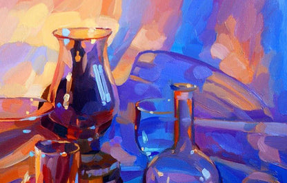 Oil painting Glass Anastasia Yaroshevich