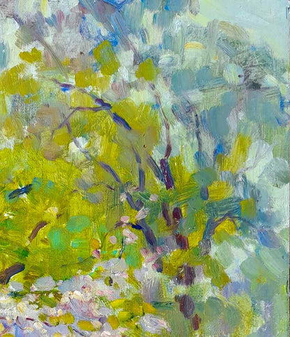 Oi painting Gatherings in the garden Ivan Kovalenko