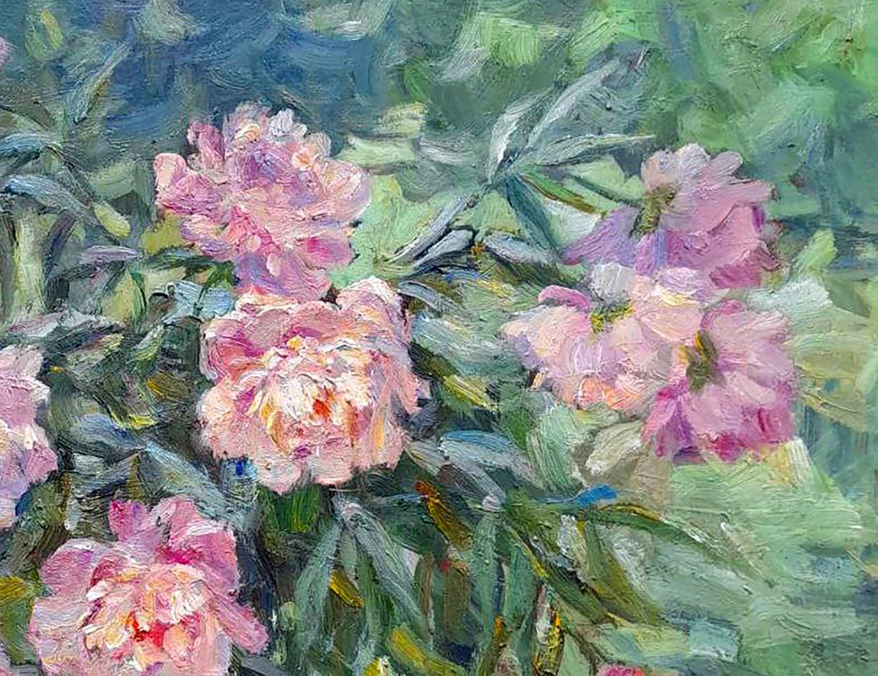 Oi painting Bouquet of peonies Ivan Kovalenko