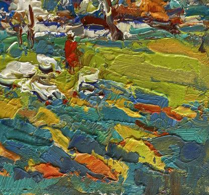 Oil painting Spring has come Oksana Ivanyuk