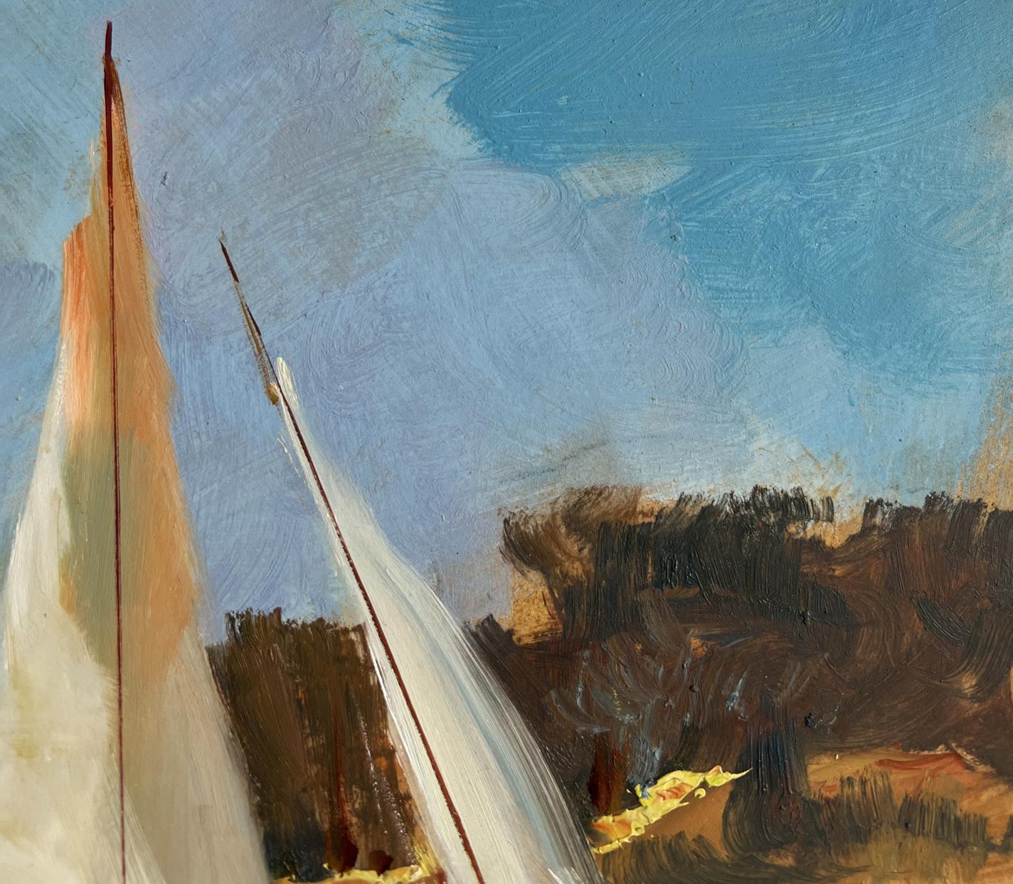 Oil painting Sailing on a yacht Yuriy Suprunchuk