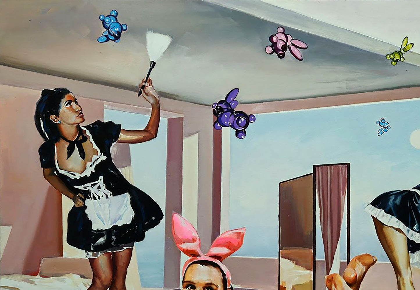 Oil painting The mistress of the house Igor Konovalov