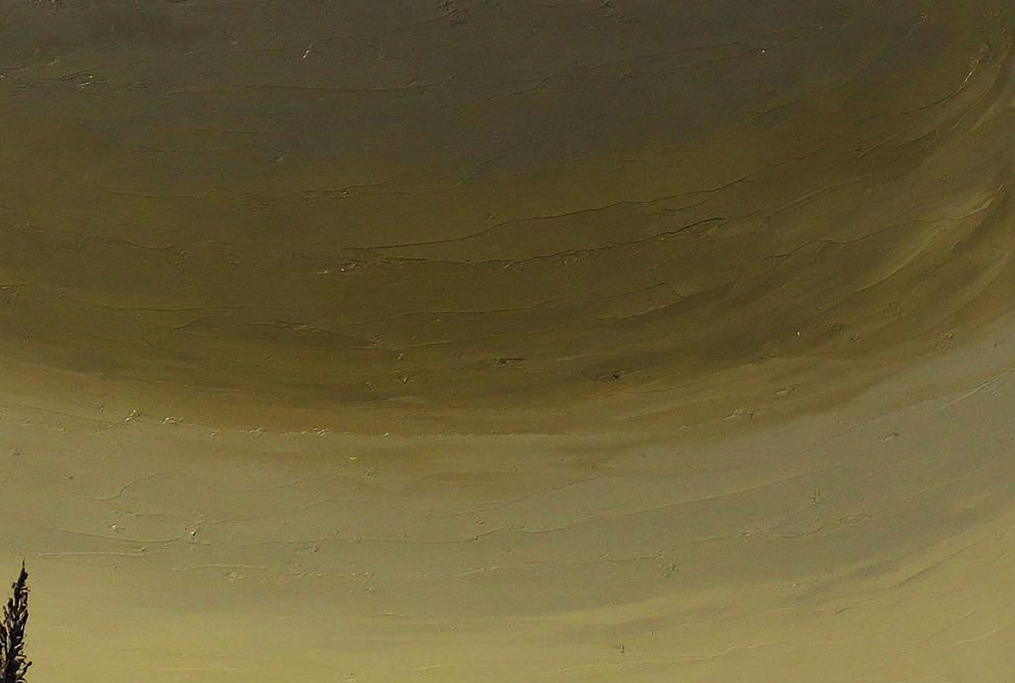 Oil painting Cloudy landscape Andriy Klishyn