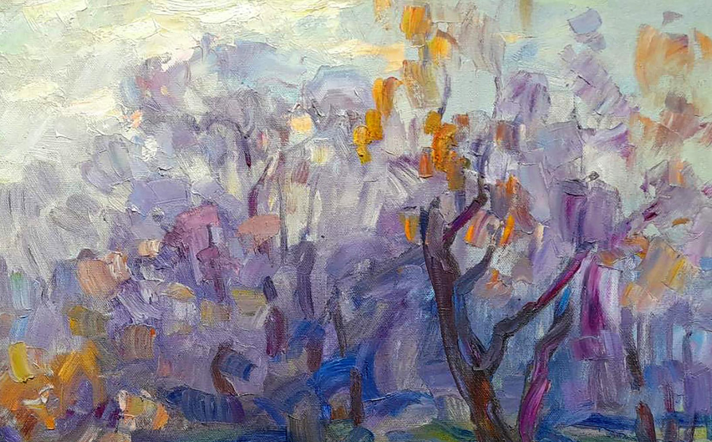 Oi painting Autumn forest Ivan Kovalenko