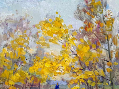 Oi painting On Fallen Leaves Ivan Kovalenko