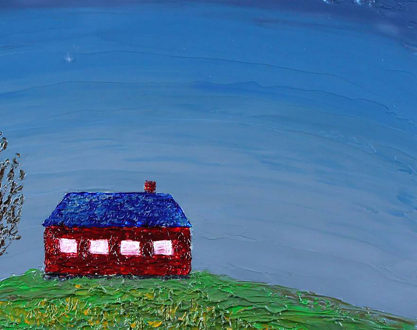 Oil painting House on the Hill Andriy Klishyn