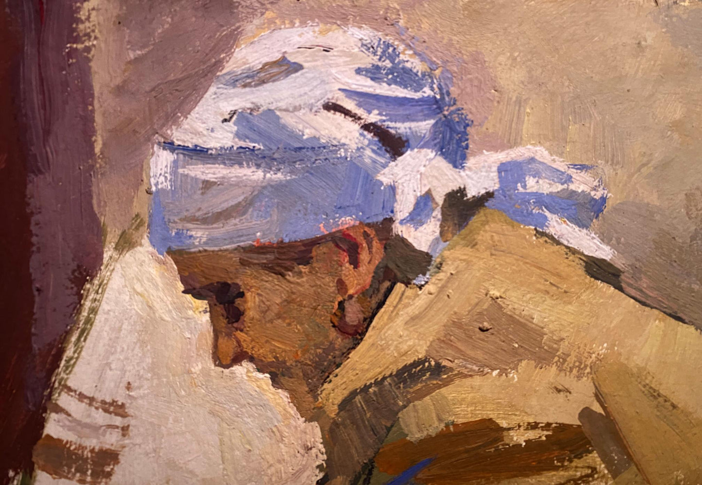 Oil painting Portrait of a grandmother Unknown artist