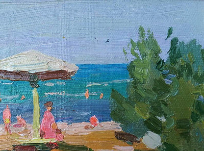 Oil painting Hot summer Yury Konovalov