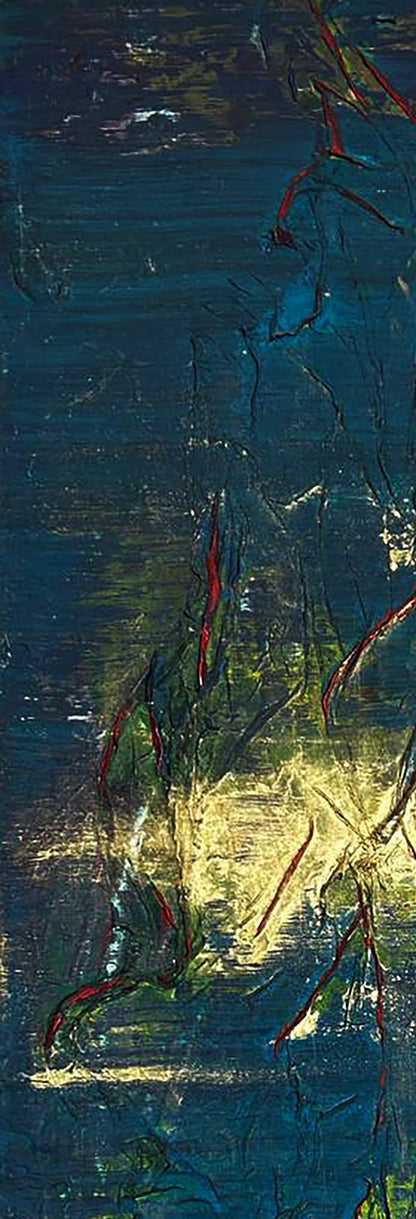 Acrylic painting Night adventure Olga Melezhik