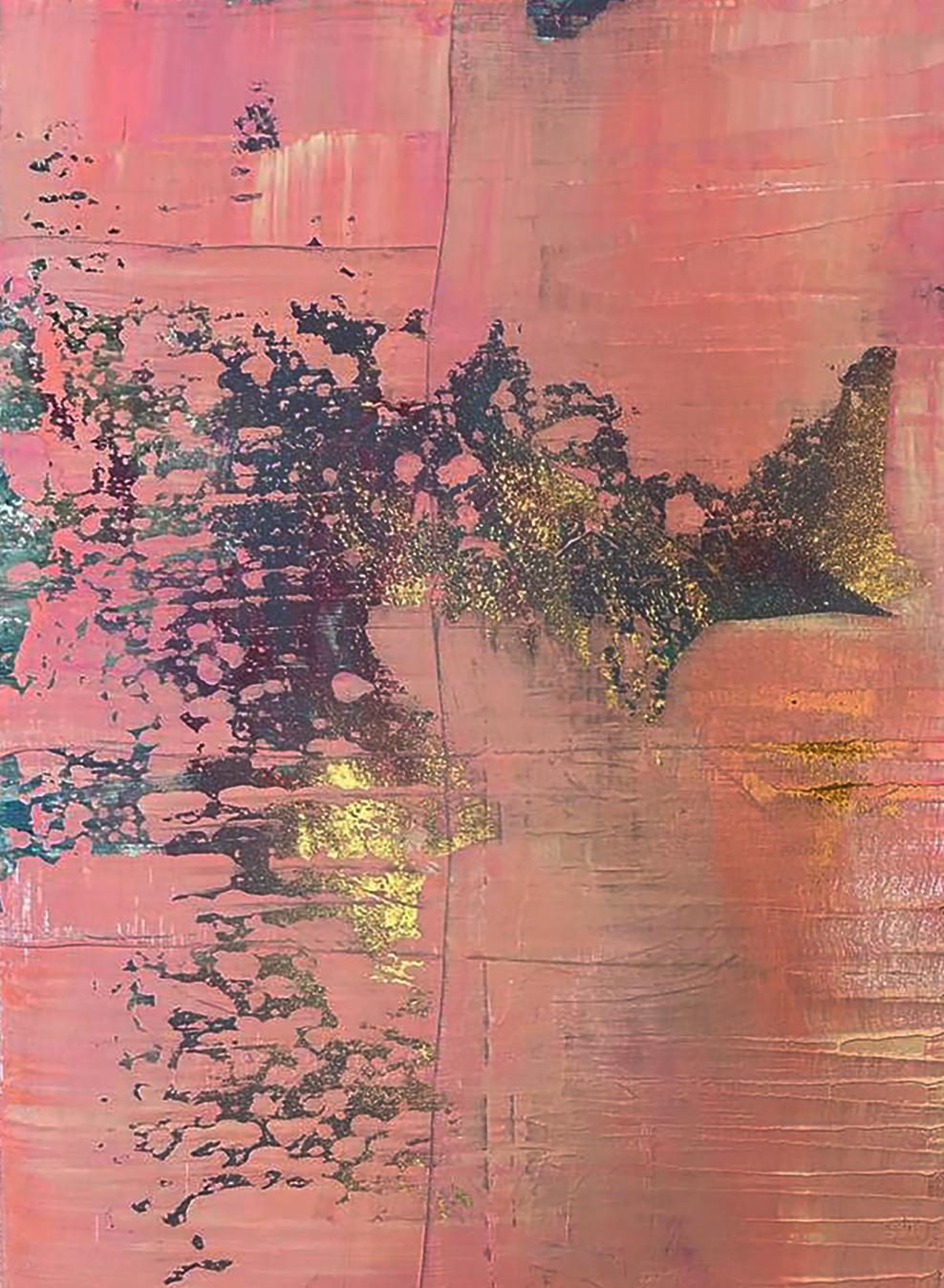 Acrylic painting Tenderness in my eyes Olga Melezhik