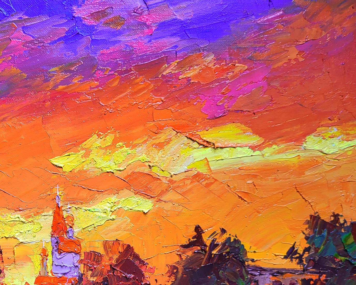 Oil painting Evening Boris Serdyuk