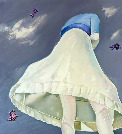 Oil painting Like catcher Igor Konovalov