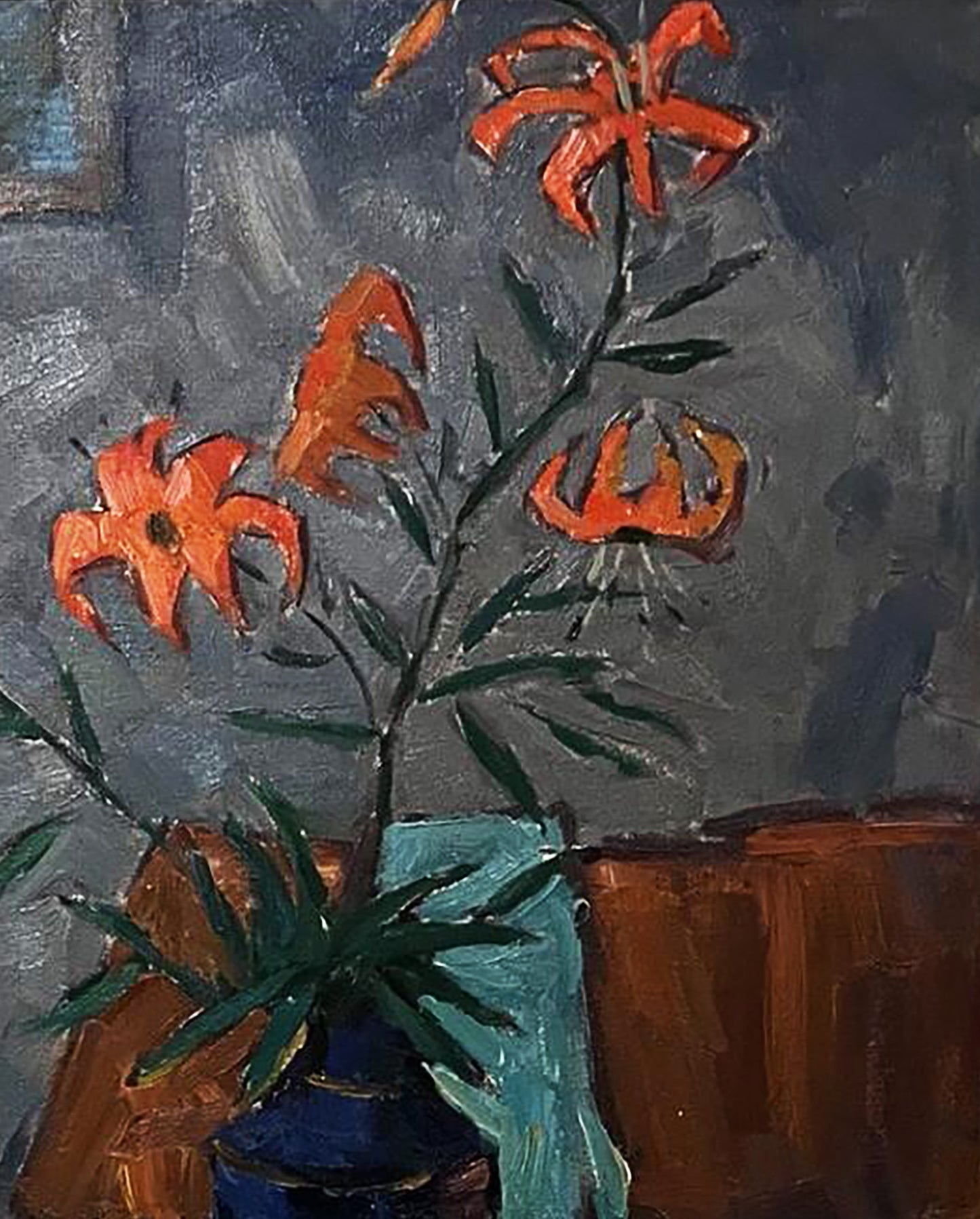 Oil painting Lilies Oleksandr Andreev