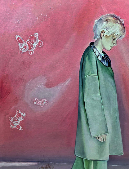 Oil painting A person's walk through blogs Igor Konovalov