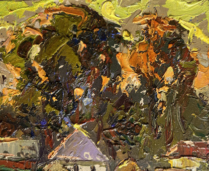 Oil painting Along the green field Oleksiy Ivanyuk