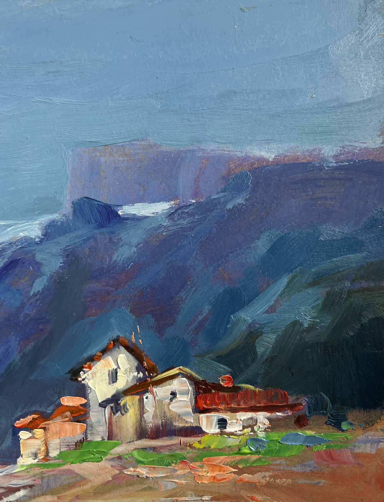 Oil painting Sea and village coziness Yuriy Suprunchuk