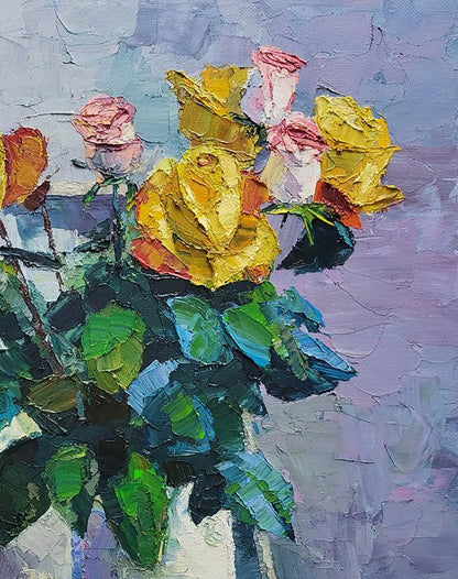 Oil painting Roses Boris Serdyuk