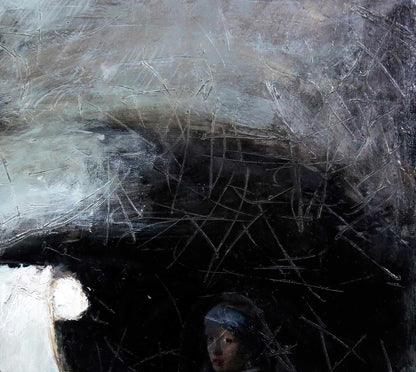 Oil painting Famous girl Ed Potapenkov