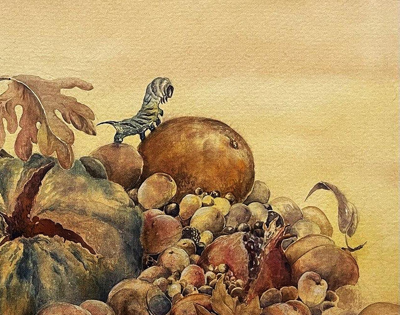 Watercolor painting Still life with pests Dmytro Startsev