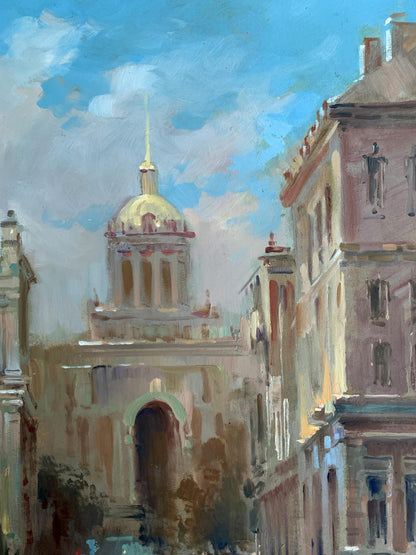 OIl painting City Hall Yuriy Suprunchuk