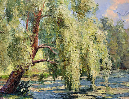 Oil painting Weeping willow / Serdyuk Boris Petrovich