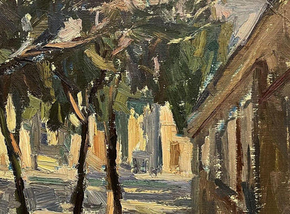 Oil painting Sketch of a city street Oleg Kravets