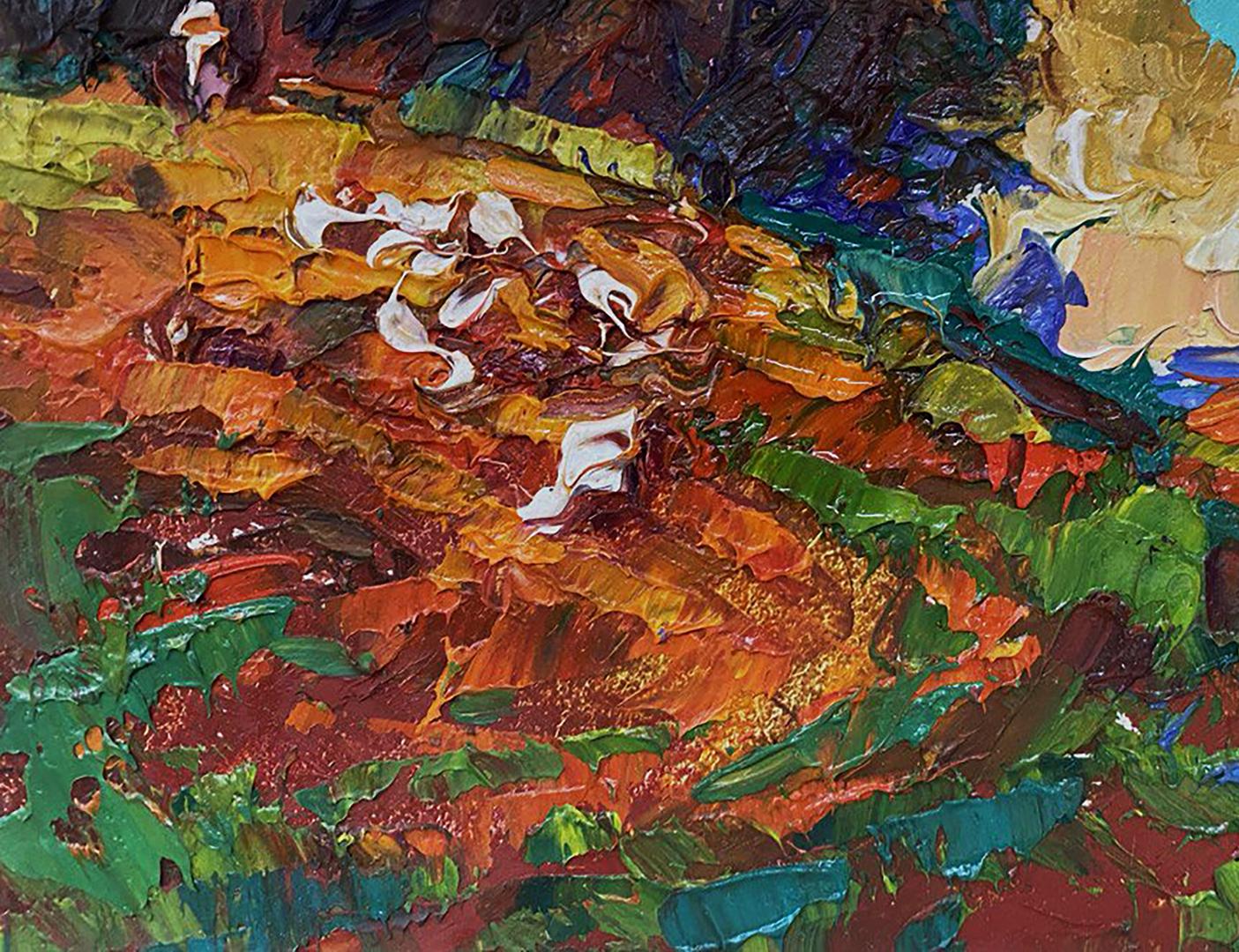 Oil painting On the slope Oleksiy Ivanyuk