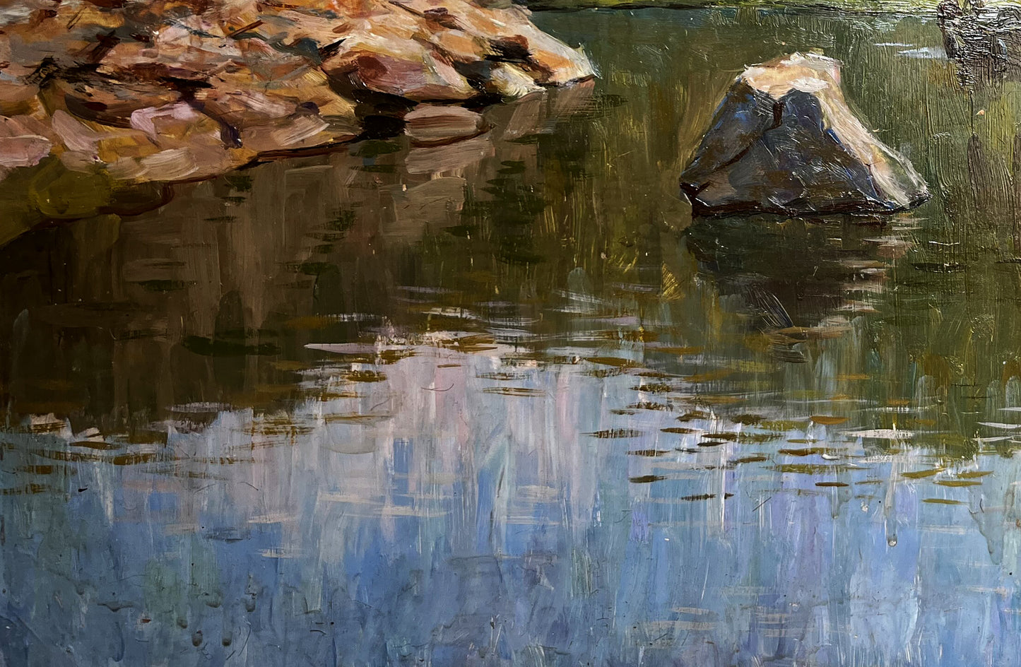 Oil painting Still water Boris Tal'ko