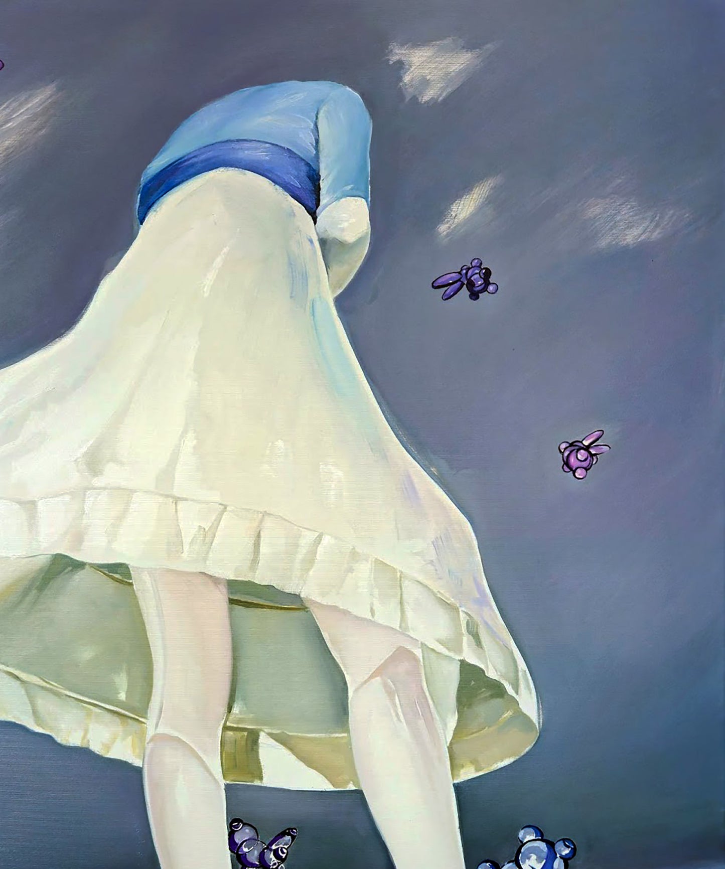 Oil painting Like catcher Igor Konovalov