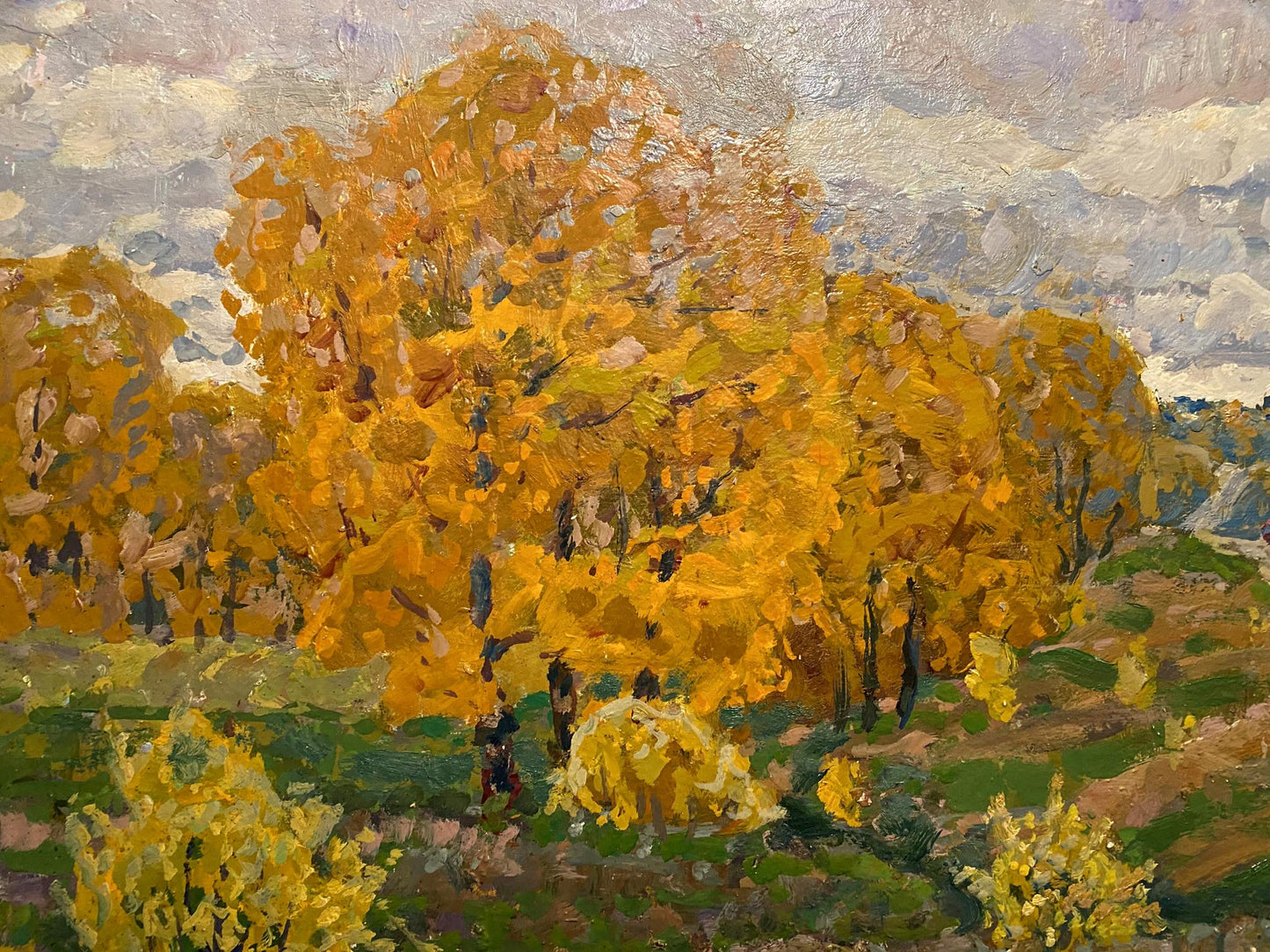 Oil painting Autumn Georgy Kolosovsky