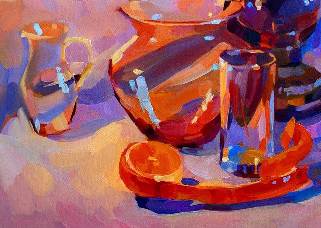 Oil painting Glass Anastasia Yaroshevich