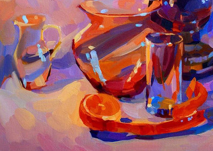 Oil painting Glass Anastasia Yaroshevich