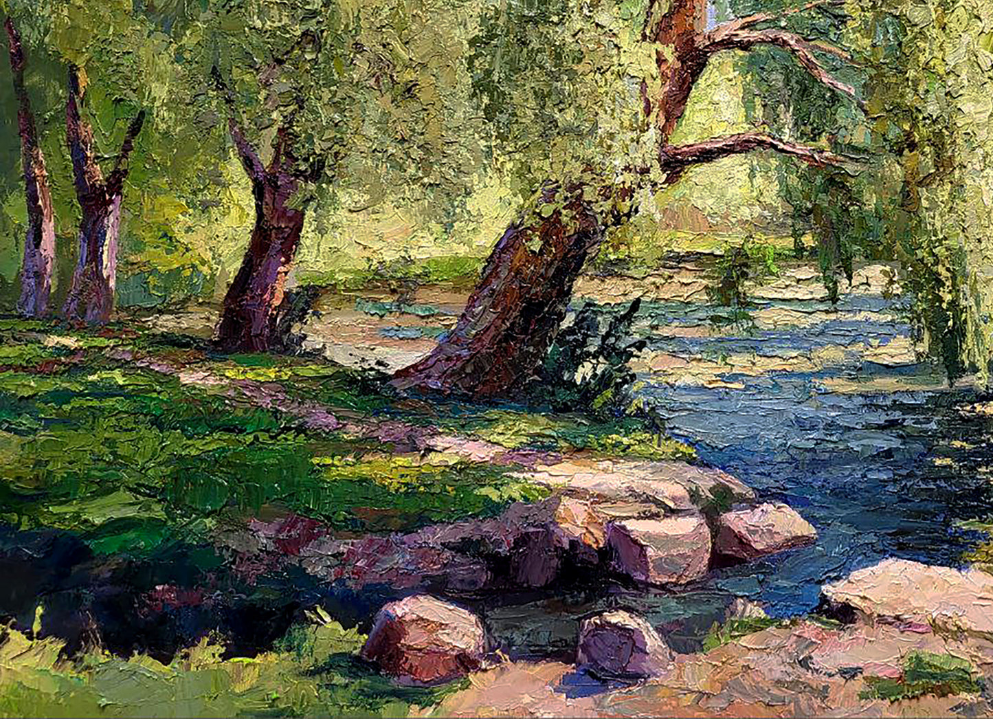 Oil painting Weeping willow / Serdyuk Boris Petrovich