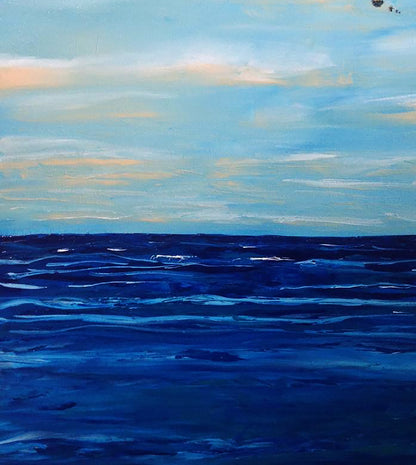 Oil painting Flying islands Andriy Klishyn