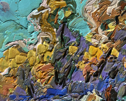 Oil painting A light breeze in the meadows Oleksiy Ivanyuk