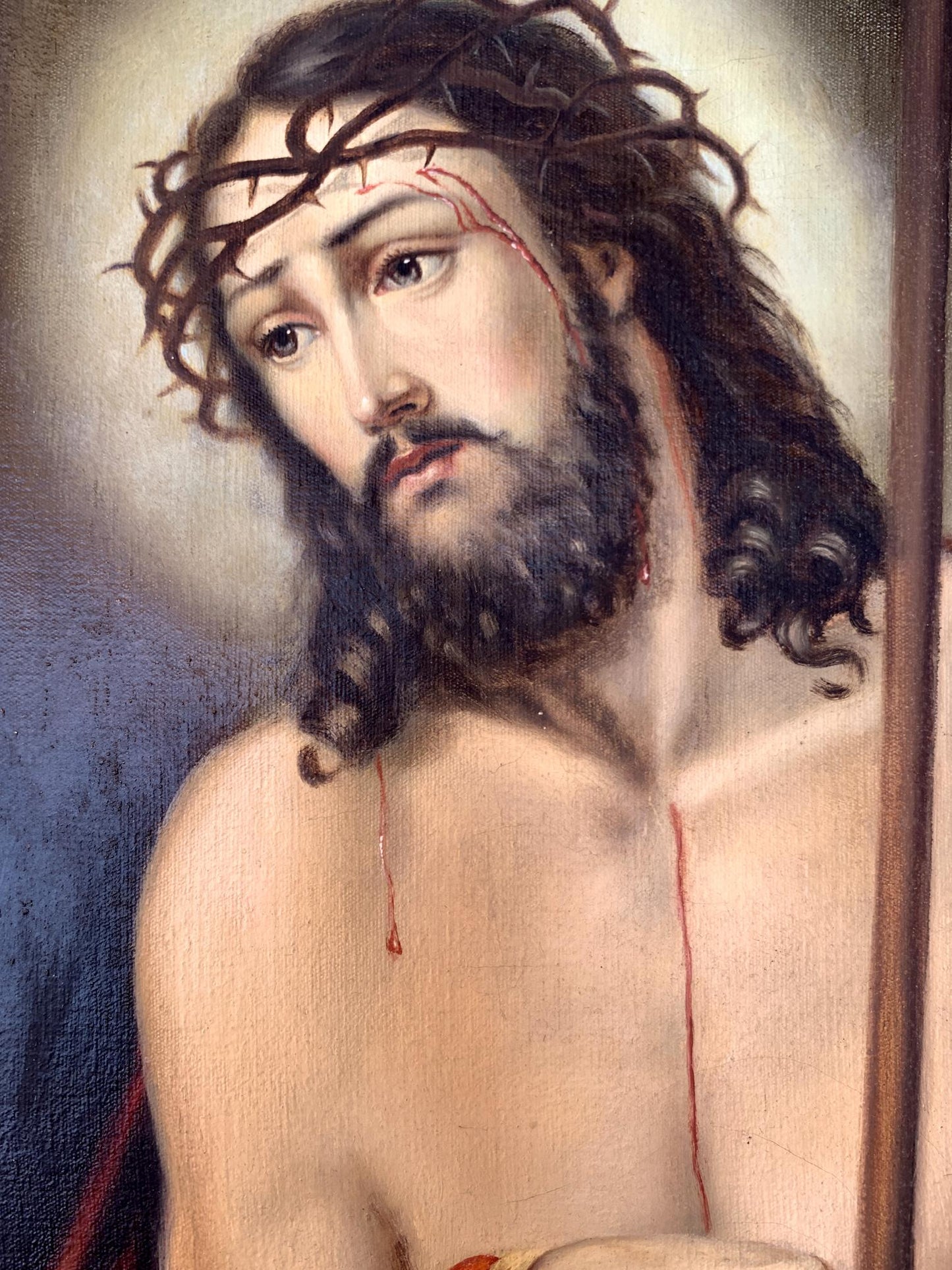 Oil painting Portrait of Jesus Christ Oleksandr Gukalov