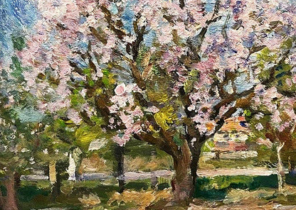 Oil painting Almond Yury Konovalov