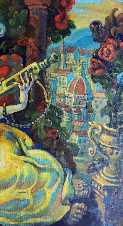 Oil painting Florence Daniil Litvinov