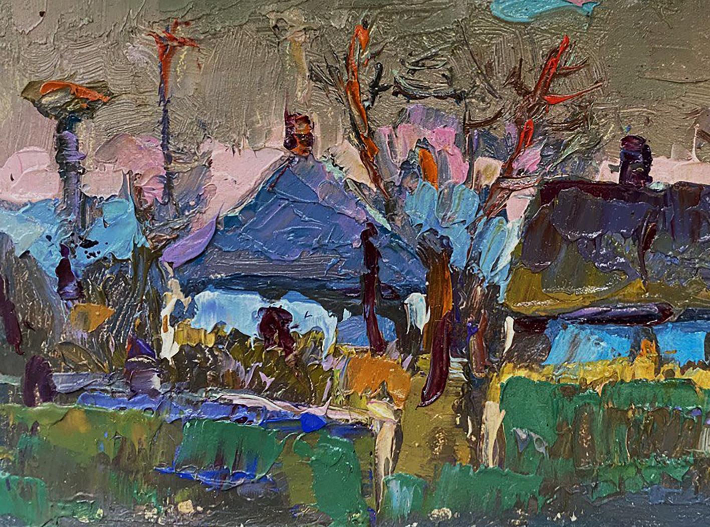 Oil painting Cold evening Oleksiy Ivanyuk